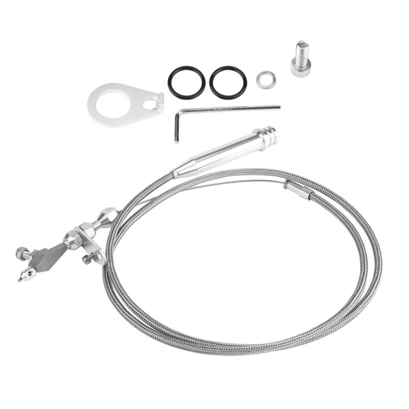 GM OLDSMOBILE 700R4 Geflochtenes Kickdown-Kabel-Getriebearretierung – Hochwertiges Kunststoffmaterial – Einfache Installation für GM 700R4-Getriebe von Aumotop