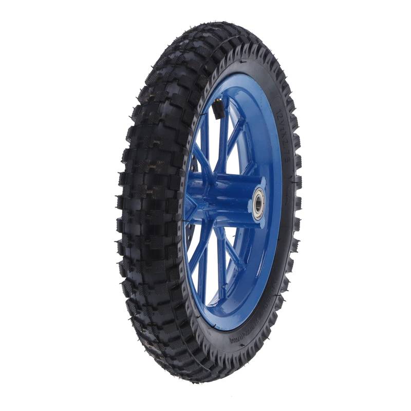 Gummi -Vorderradreifen 12,5x2,75 Zoll Scheibenbremsfahrzeuge Bolzen 47cc 49cc 2 Strich Mini Dirt Bike Accessoires (C (blau)) von Aumotop