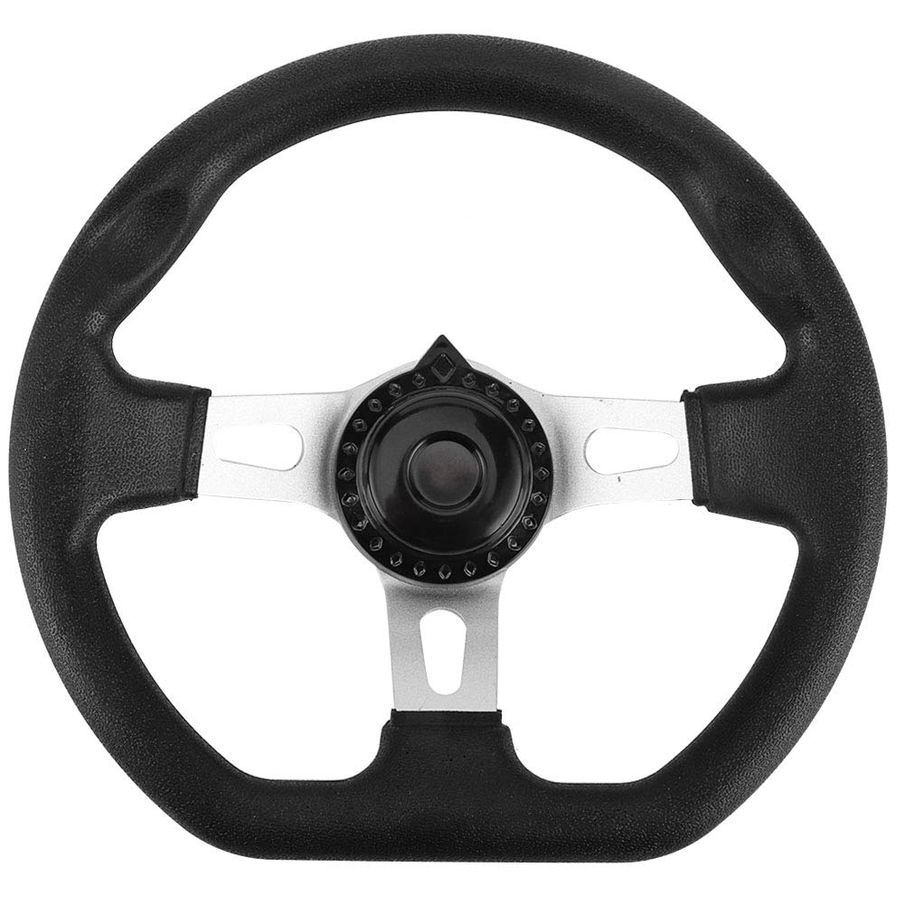 Hochwertiges Lenkrad, Ergonomisches Design, Rennwagen-Zubehör für GO Kart von Aumotop