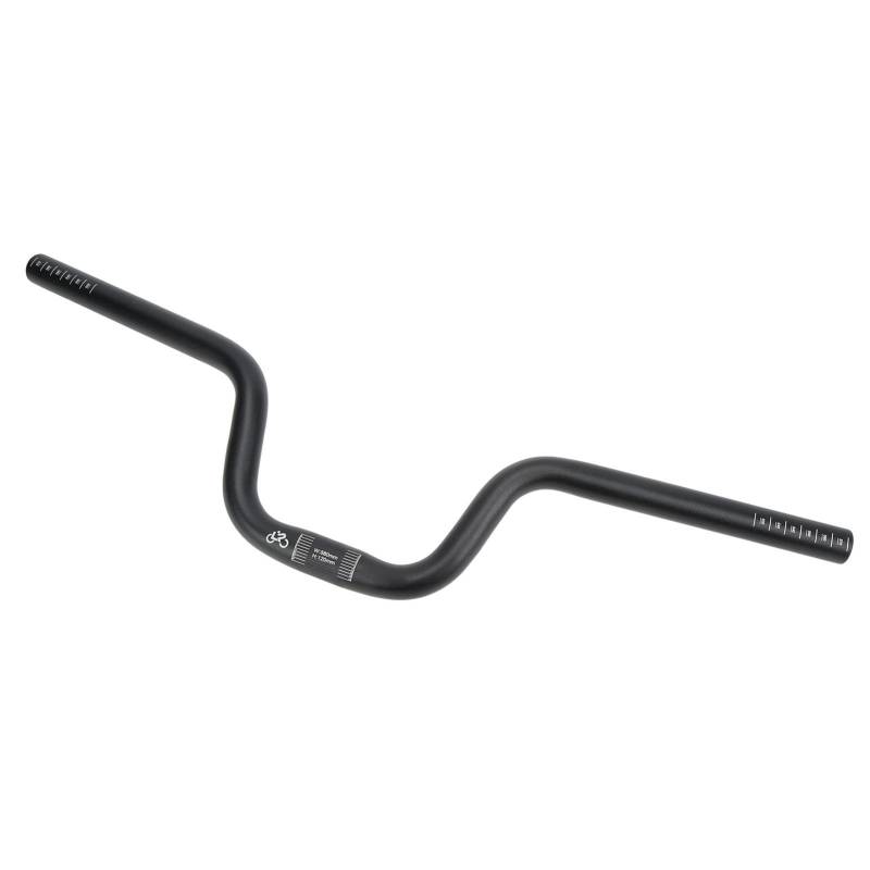 Leichter Fahrrad-Swallow-Lenker-Riser aus Aluminiumlegierung für, Schwarz, 25,4 Mm (Heben Sie 120 mm an) von Aumotop