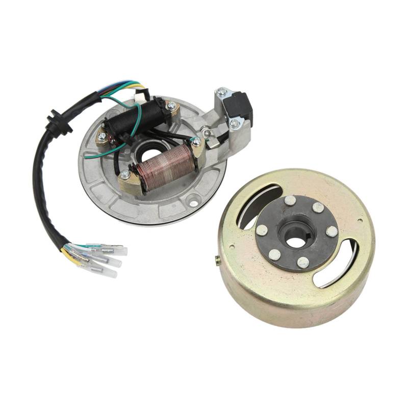 Magneto Stator Schwungrad Rotor Kit Kupfer Aluminium für 9111214Pit Bike Trail Dirt Quad ATV von Aumotop