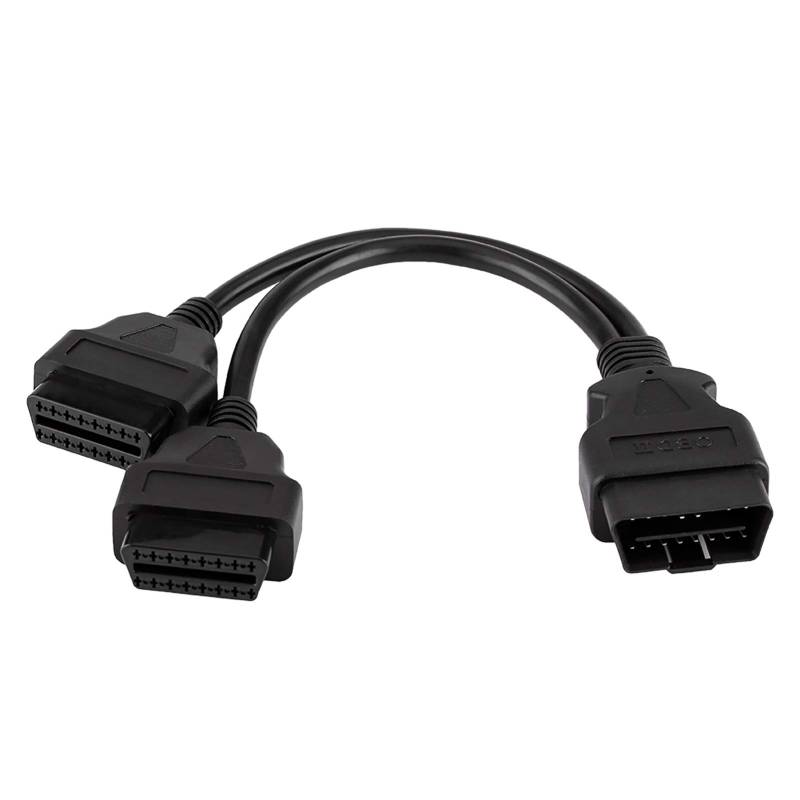 OBD2 Männlicher Weiblicher YSplitter -Adapter -Erweiterungskabel -Diagnosewerkzeug für Autos von Aumotop