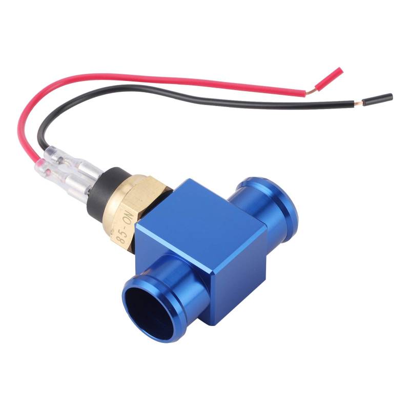 Thermostat-Wassertemperaturschalter, Kühlerkühlmittel-Lüfter-Sensor-Set, Geeignet für Motorrad, ATV, Geländewagen (Blau) von Aumotop