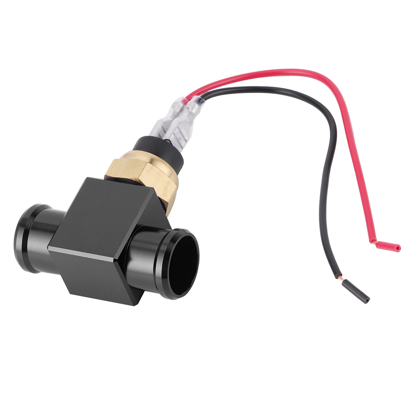 Thermostat-Wassertemperaturschalter, Kühlerkühlmittel-Lüfter-Sensor-Set, Geeignet für Motorrad, ATV, Geländewagen (Schwarz) von Aumotop