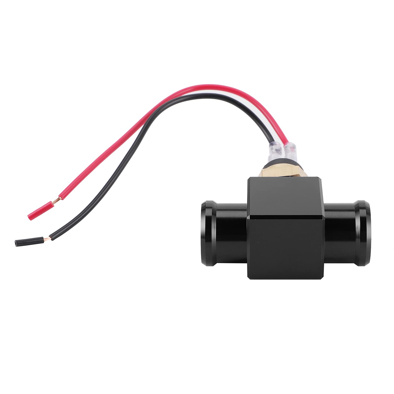 Thermostat Wassertemperaturschalter Kühler Kühlmittel Lüfter Temperatursensor für Motorrad ATV Geländewagen (Schwarz) von Aumotop