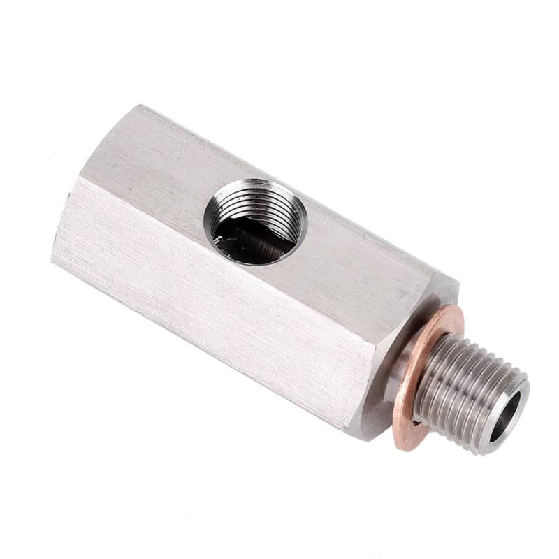 Turbo-Adapter, Öldrucksensor-T-Stück, 1/8 Zoll NPT-Innengewinde, M9-Außengewinde, Universal-Turbovorschub von Aumotop