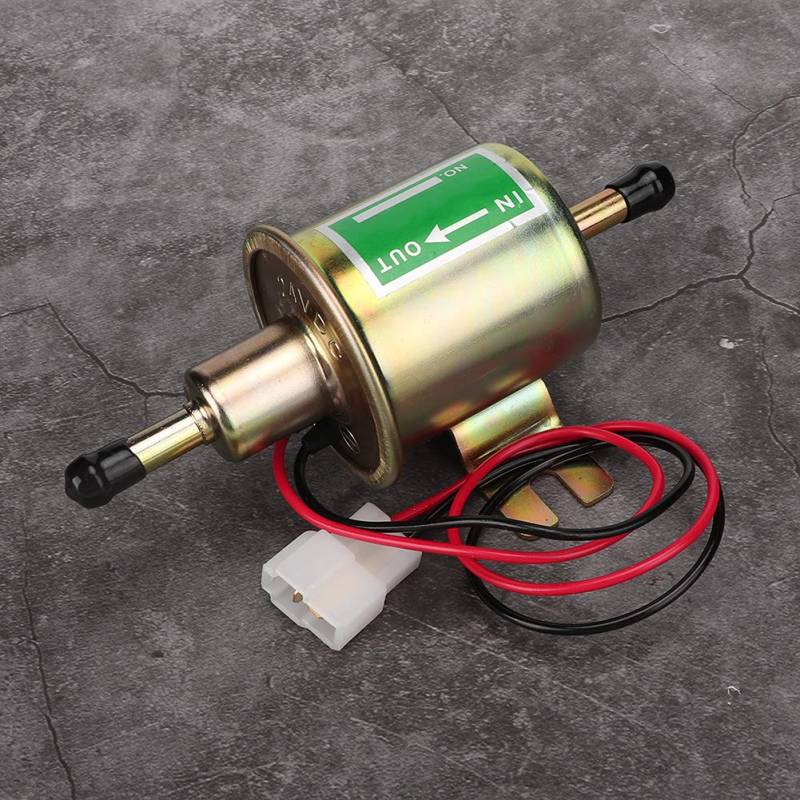 Universal 24V Auto Boot Elektrische Kraftstoffpumpe Inline Filter Benzin Ersatz für Autos Lkw Schiffe (Gold) von Aumotop