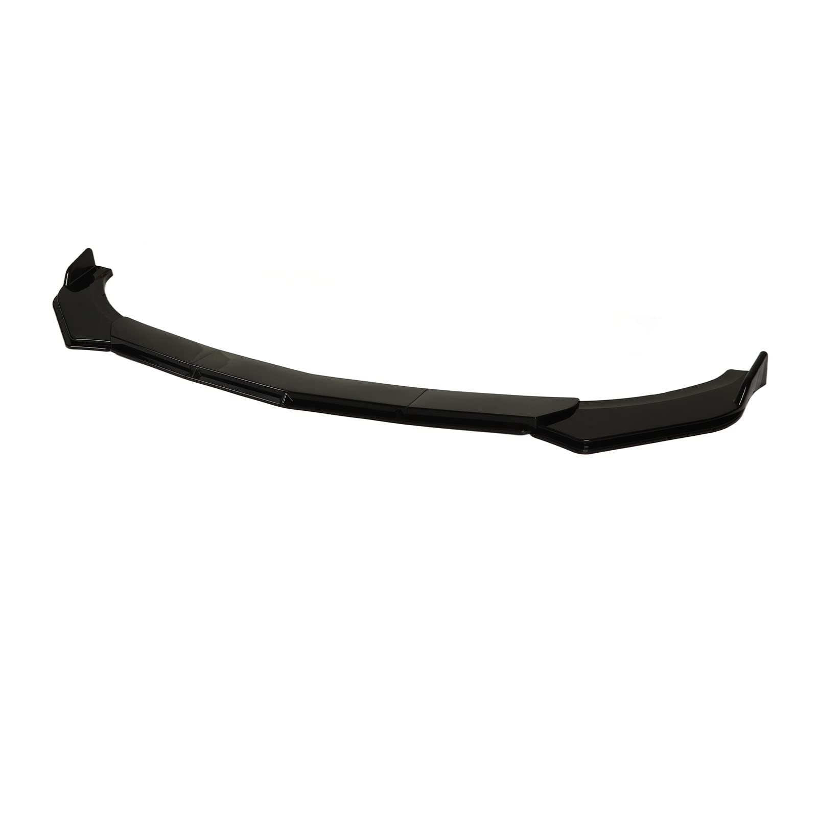 Universal Car Lip Body Kit 5-teiliger Frontstoßstangen-Spoiler-Splitter 110 Bis 140 Cm Upgrade-Schutzzubehör (Schwarz) von Aumotop