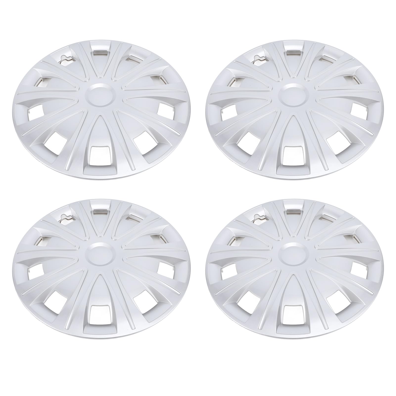 17in Hubcaps Set, 4 Stück ABS Snap On Wheel Cover Protector Universal Passend für Frontier, Express Cargo Van, Connect, Sprinter Cargo Van, von Ausla