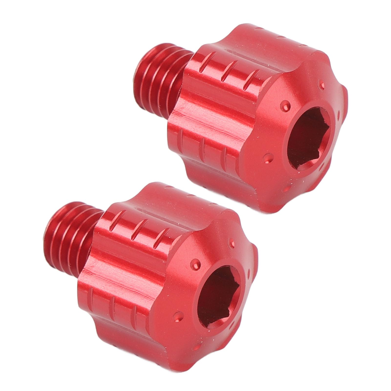 2pcs 8mm Aluminiumlegierung Motorradspiegel -Lochstopfen, Sichere Passform, Geeignet für 8 -mm (Rot) von Ausla