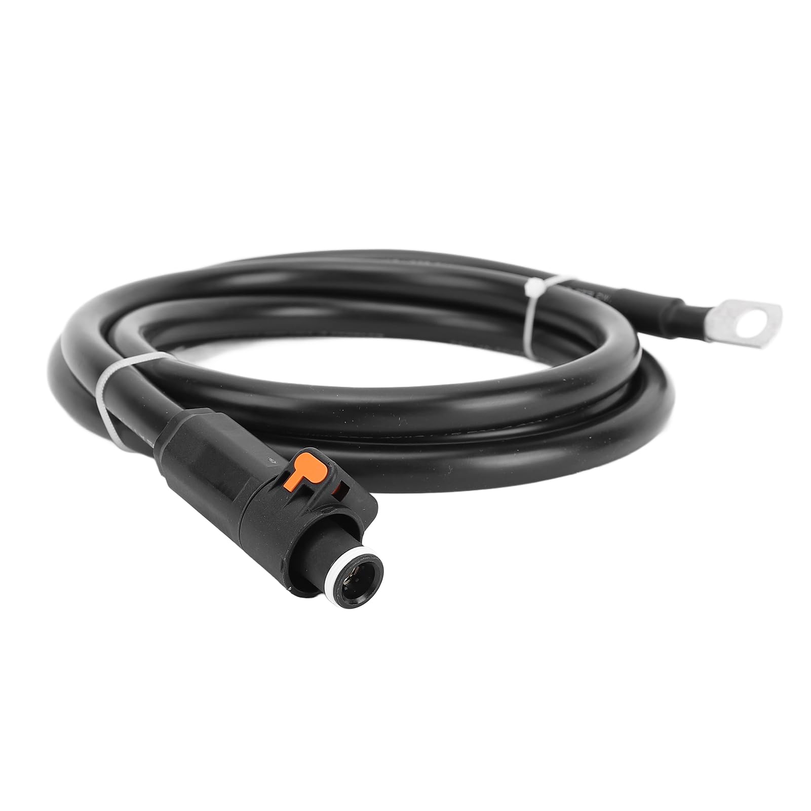 4AWG-Stromkabel, Externes Negatives Stromkabel, Kabel mit Gerade Stecker und SC25-8-Klemme für Autoboot-Motorrad-Traktor aus Extra Weichem Silikon (1,5 m / 4,9 Fuß) von Ausla