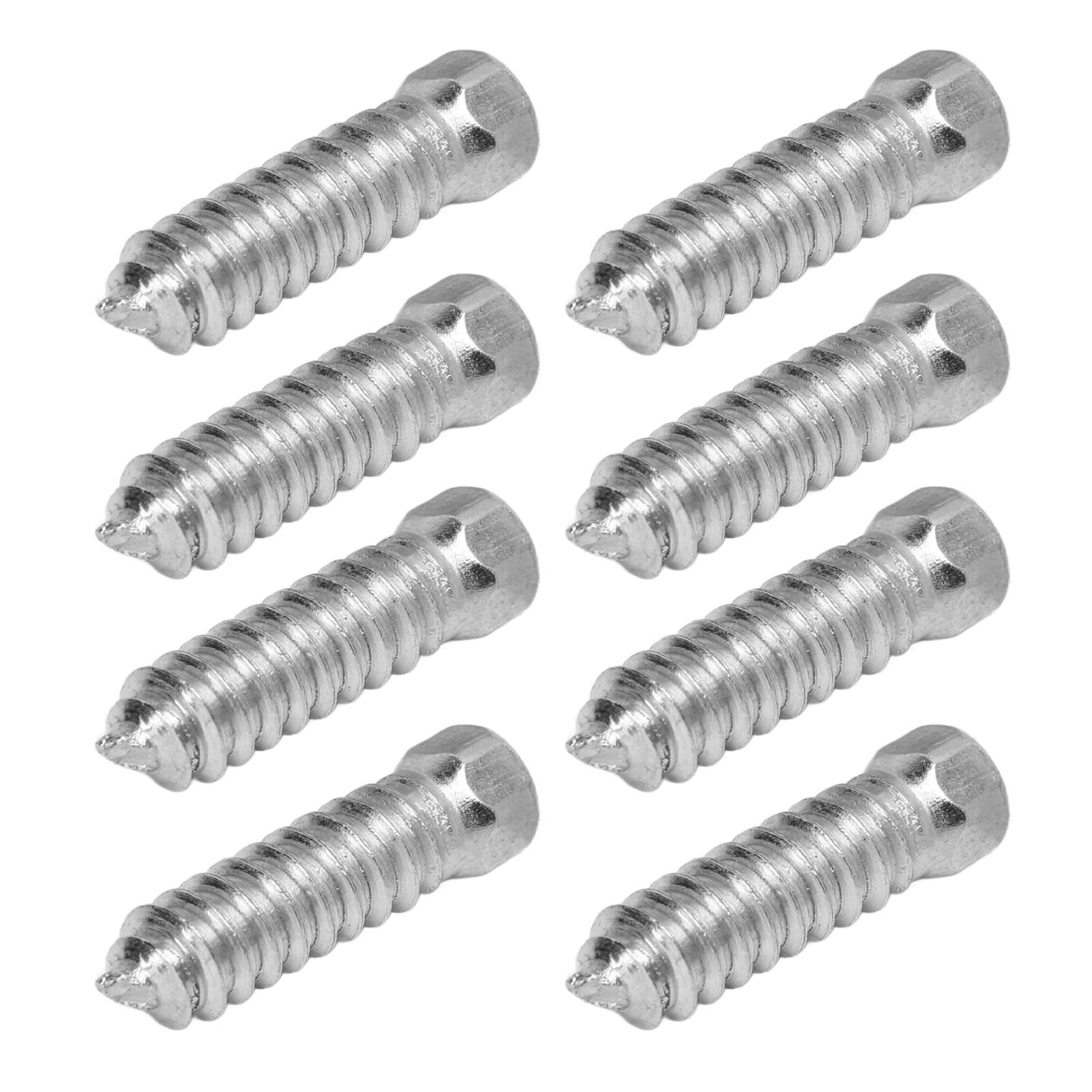 50 Stück Reifenbolzen, M6 X 6 Mm, 304 Edelstahl, Kegelspitze, Innensechskant-Spikes, rutschfeste Schneekettenbolzen für Auto, ATV, SUV von Ausla