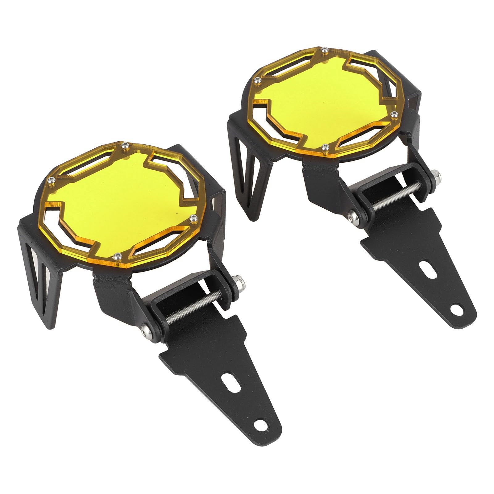 Ausla Aluminium -Motorrad -Nebel -Leichtschutz, Schützte OEM -LED -Lampe vor Gesteinsschäden, Passt R1200GS R1250GS Adventure LC für S1000XR für F750GS F850GS (YELLOW) von Ausla