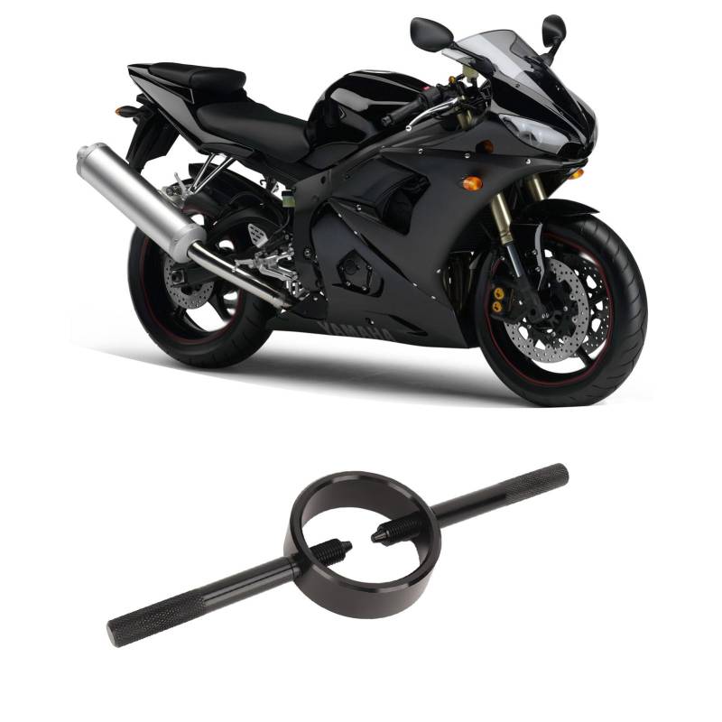 Ausla Motorrad Gabel Federkompressor Werkzeug, Fork Spring Compressor Tool für Meisten Upside Down Sreetbike Motorrad Gabeln von Ausla