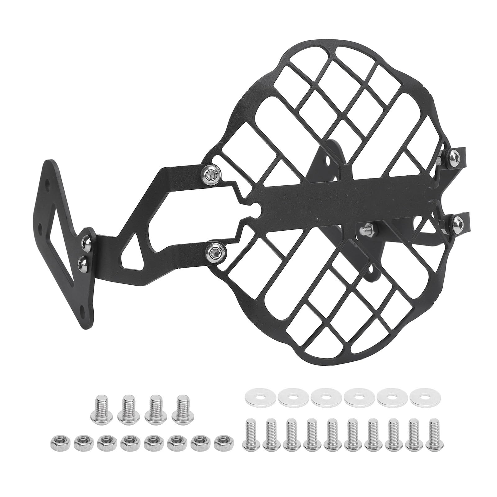 Ausla Motorrad Grill Scheinwerfergitter Abdeckung Motorrad Scheinwerfer Netzgrill aus Alu-Schutzabdeckung für PG-1 2023+,Schutz vor Steinen von Ausla