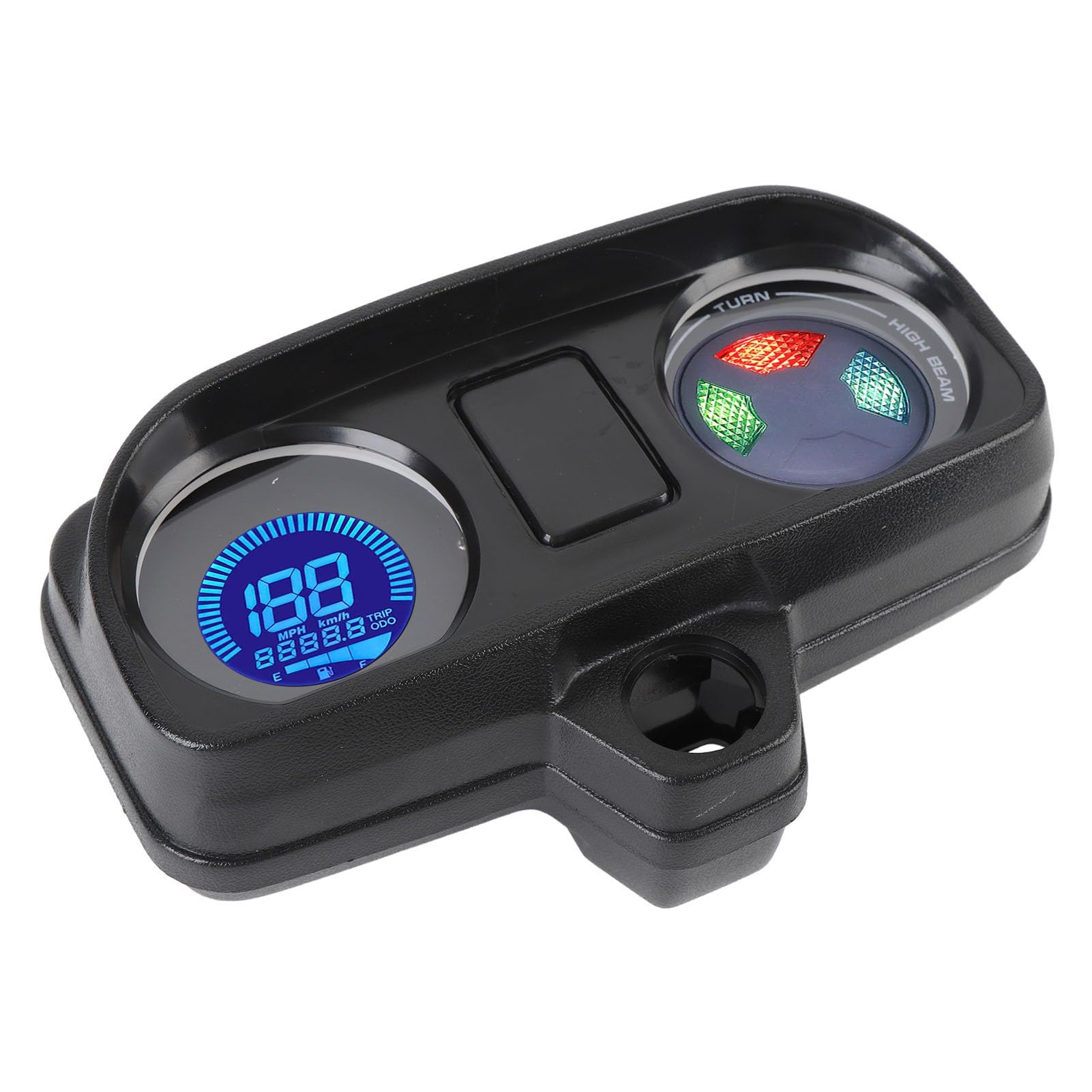 Ausla Universal Motorcycle Tachometer, DC 12V LCD -Digitaldielledigometermesser für CG125 2000 Bis 2008, Brasilien Titan 150, CG150 FAN150 2012 2012 von Ausla