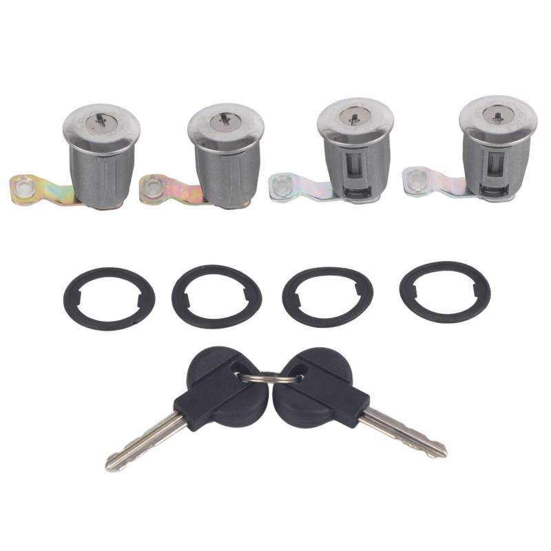 Auto Barrel Lock 252522 Autotürschloss Barrel Set mit 2 Schlüssel für Partner Berlingo Xsara Berlingo (4 Schließzylinder) von Ausla