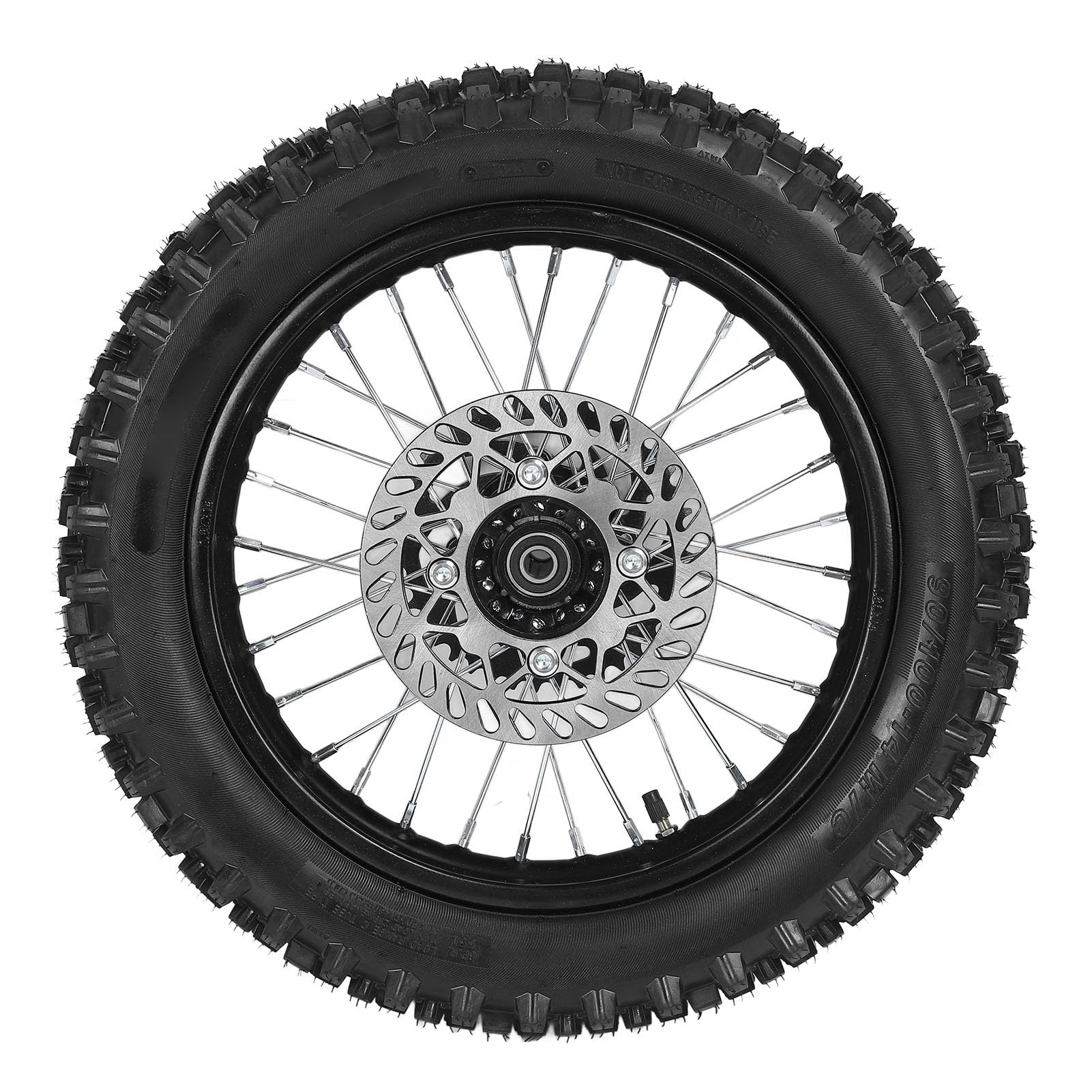 Dirt Bike Hinterradfelgen-Reifenbaugruppe, für Apollo SSR Tao Kayo 110 125 150, mit 15 Mm Welle, 190 Mm Bremsscheibe, 420 41T Ritzel, Geeignet für Dirt Bike von Ausla