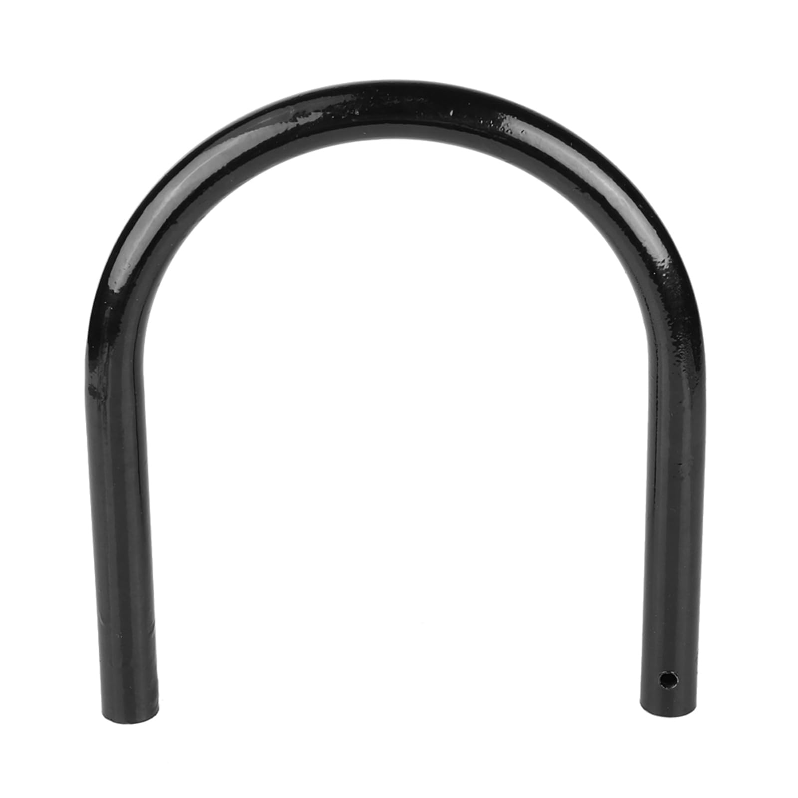 Motorrad-Rücksitzrahmen-Loop-Hoop-Halterung, DIY-Zubehör mit Flachrohr-Montagehalterung, Metall, Einfache Installation, Modische Schwarze Farbe für Verschiedene Größen (175 mm von Ausla