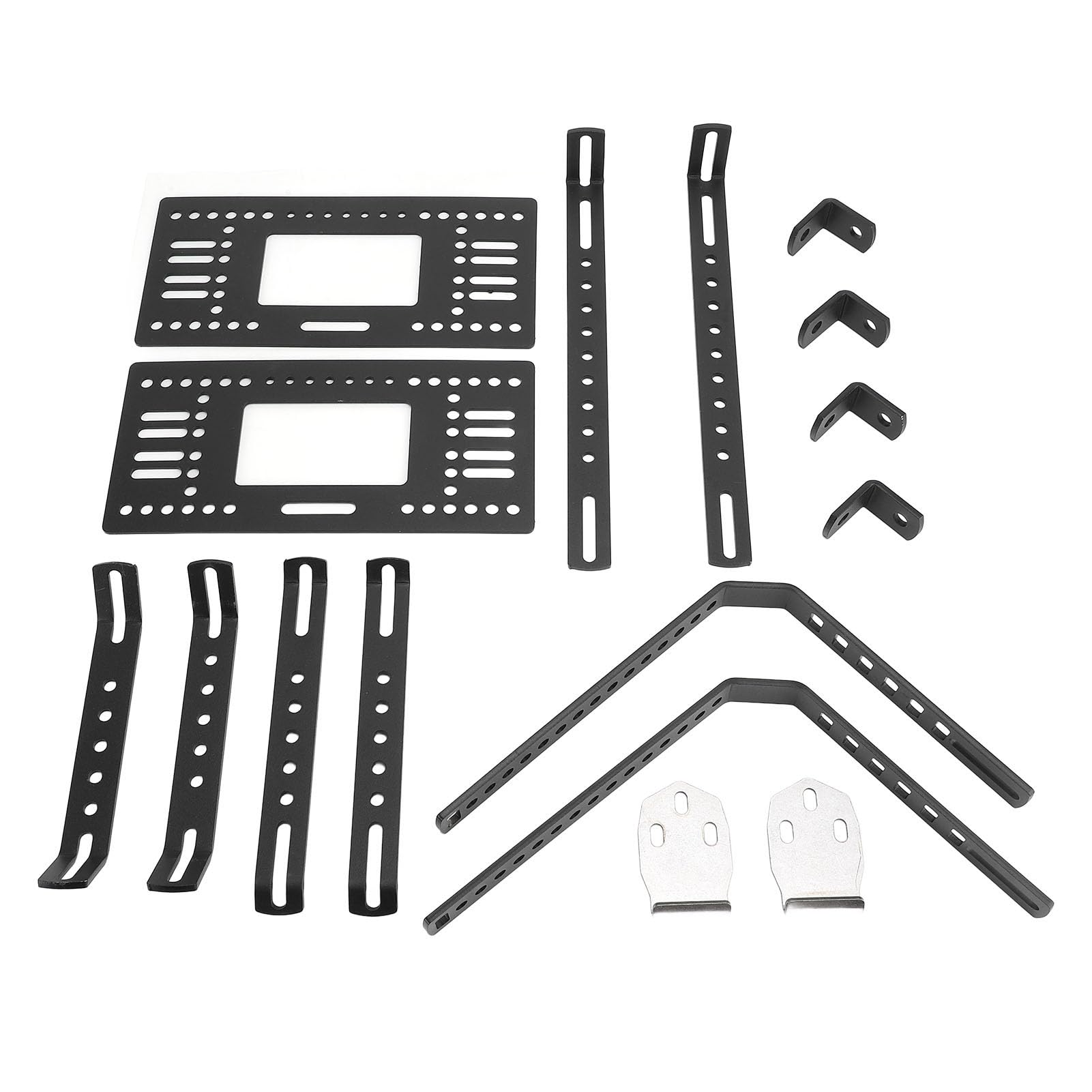 Motorrad-Seitenbox-Halterung, Aluminiumlegierung, Multifunktionaler Schnellspanner, Universeller Träger, Seitlicher Hinterer Gepäckträger von Ausla