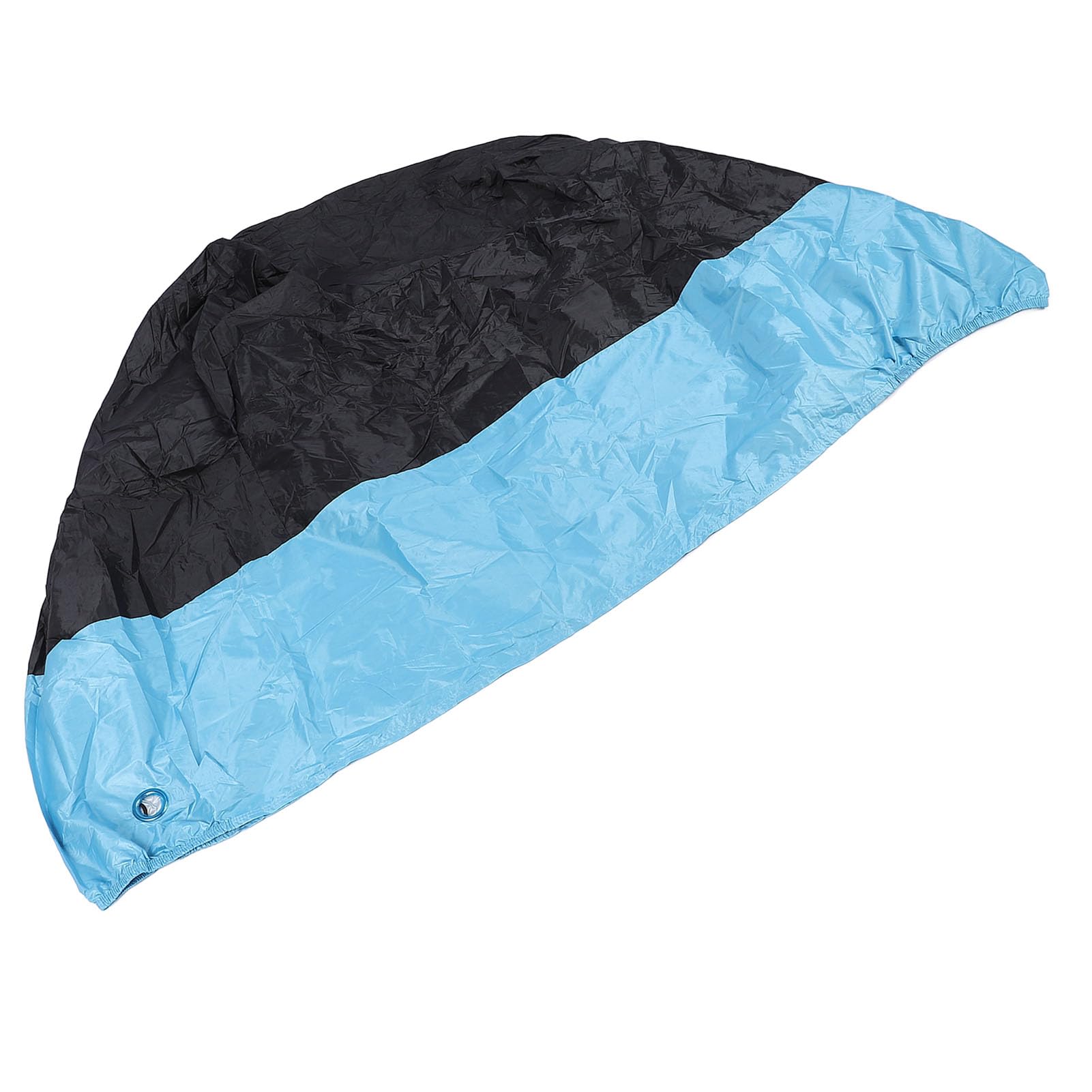 Motorradabdeckung, Wasserfest, Sonnenbeständig, mit Schlossloch und Aufbewahrungstasche, Universell Passend für Motorräder, Polyester-Oxford-Stoff, Schwarz, Blau (XL) von Ausla