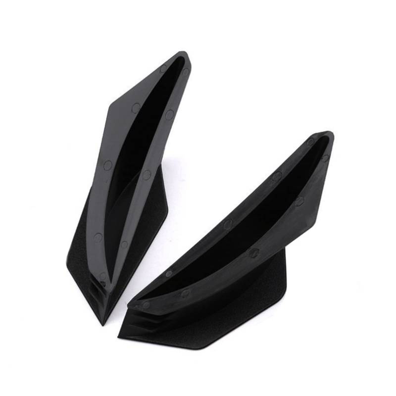 Motorradflügel Aerodynamic Winglet Kit Dynamic Spoiler Ersatzbeutel Schwarz von Ausla