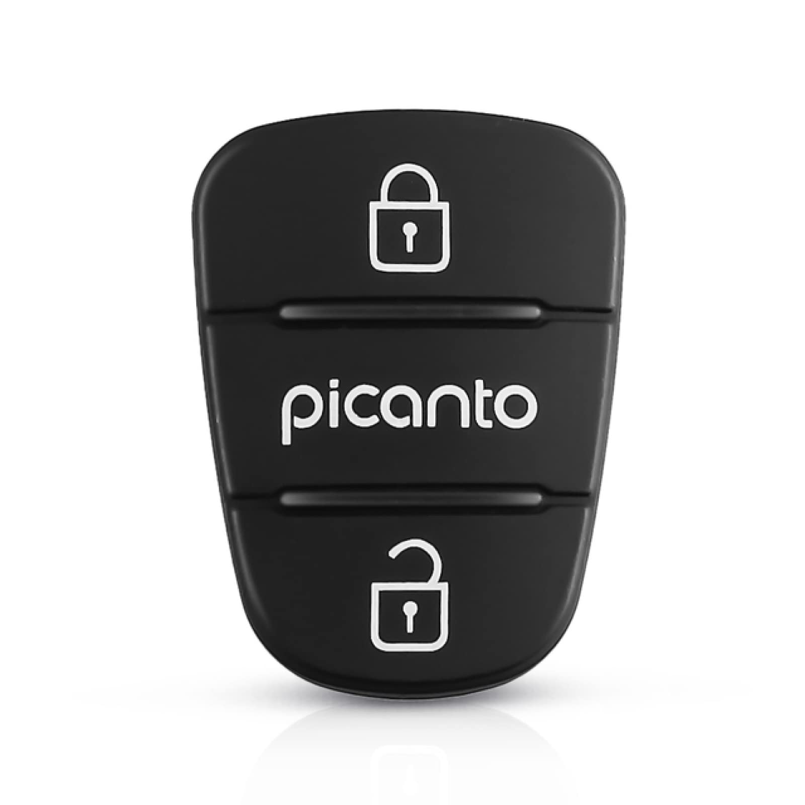 AutOcean Gummi-Tastenfeld für Hyundai Solaris Picanto Elantra für Kia Rio HOLD Verna Sportage Flip Remote Key Shell Blank Case von AutOcean