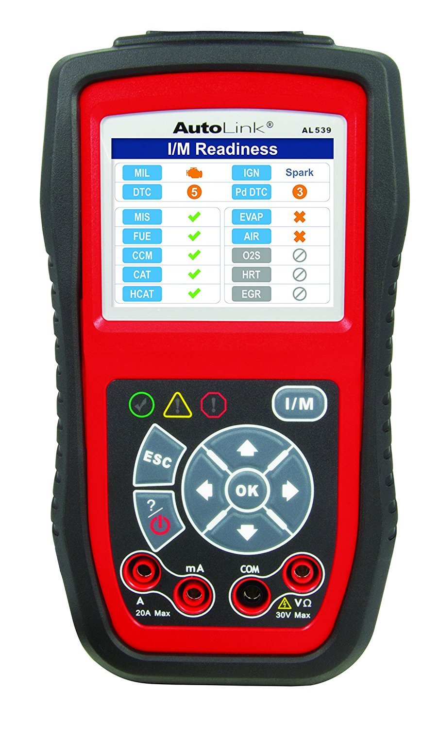 Autel Diagnosewerkzeuge Diagnosegerät OBDII Fehlercode Scanner, Auto Code Leser, Fahrzeug Code Reader, Druck durch PC, AL539 von Autel