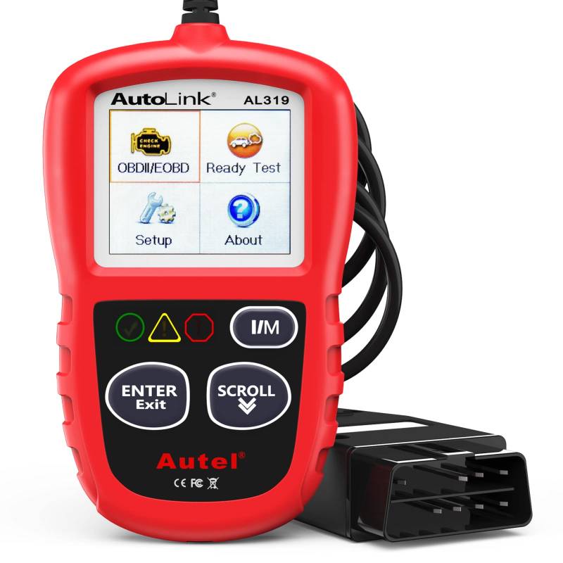 Autel AL319 OBD2 Diagnosegerät Fehlercode Lesen und Löschen, EchtzeitDaten und Fahrzeuginformationen anzeigen(Deutsch online herunterladen) von Autel