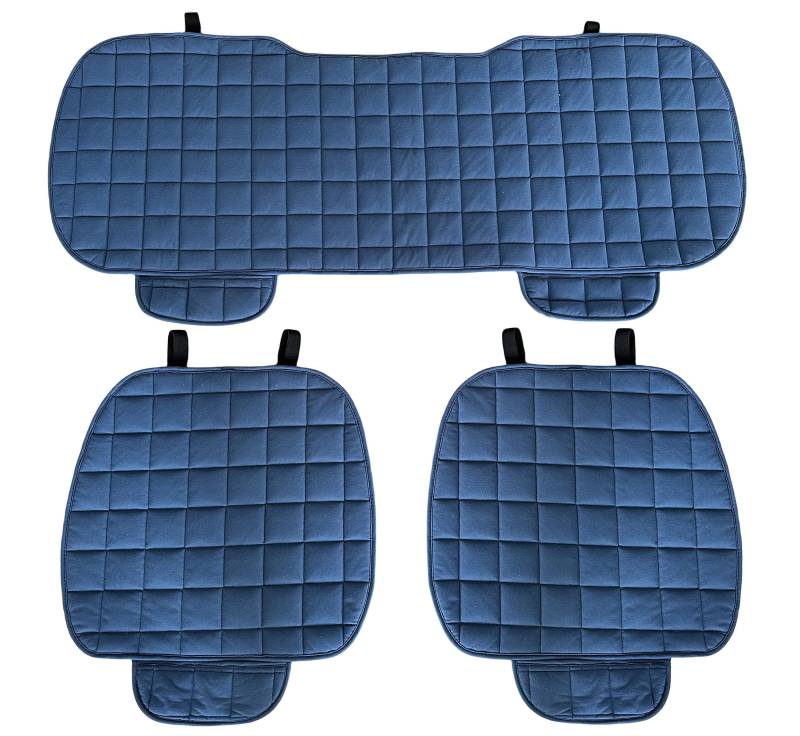 Auto Accessori Lupex Autositzbezug 3 Stück Universal Auto | Sitzschutz 2 vorne und 1 hinten | Protector Comfort Automotive Innenkissen (Hellblau) von Auto Accessori Lupex