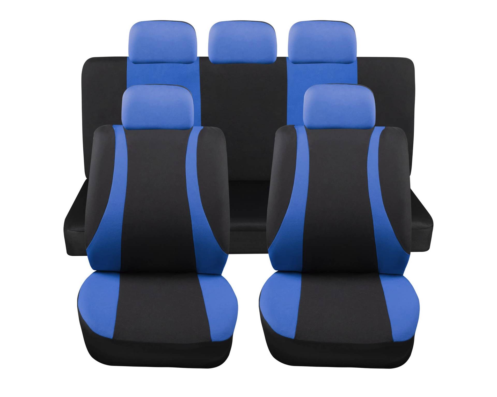 Auto Accessori Lupex Universal-Sitzbezüge-Set LS10, Farbe blau, vorne und hinten, aus Polyester, Nein SUV von Auto Accessori Lupex