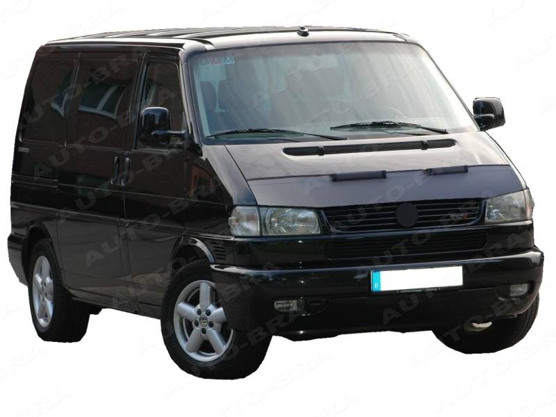 Auto-Bra schwarz kompatibel mit VW Volkswagen T4 Lange Front Facelift Transporter Multivan Caravelle Haubenbra Steinschlagschutz von AUTO-BRA