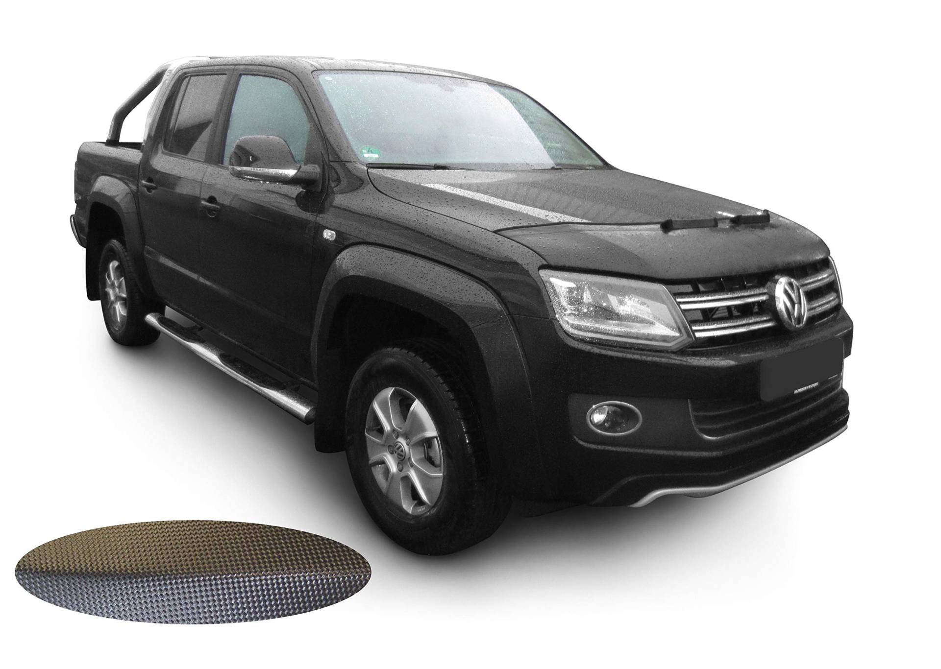 AB-00647 Carbon Optik AUTO-BRA kompatibel mit VW Volkswagen Amarok Bj. seit 2010 Haubenbra Steinschlagschutz Tuning von AUTO-BRA