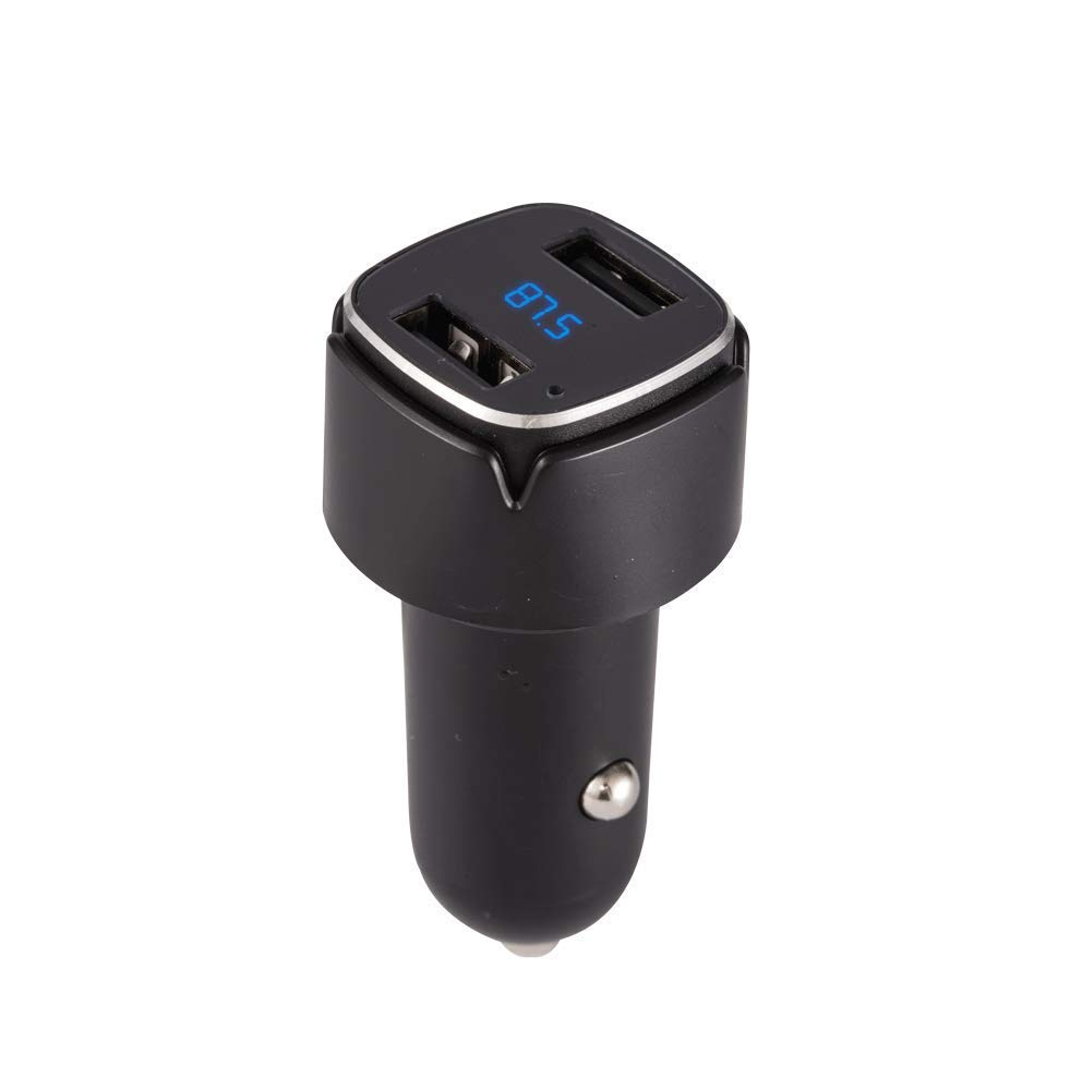 Auto Companion Bluetooth-FM-Transmitter, universales Kfz-Ladegerät mit 2 USB-Anschlüssen und Freisprechfunktion von Auto Companion