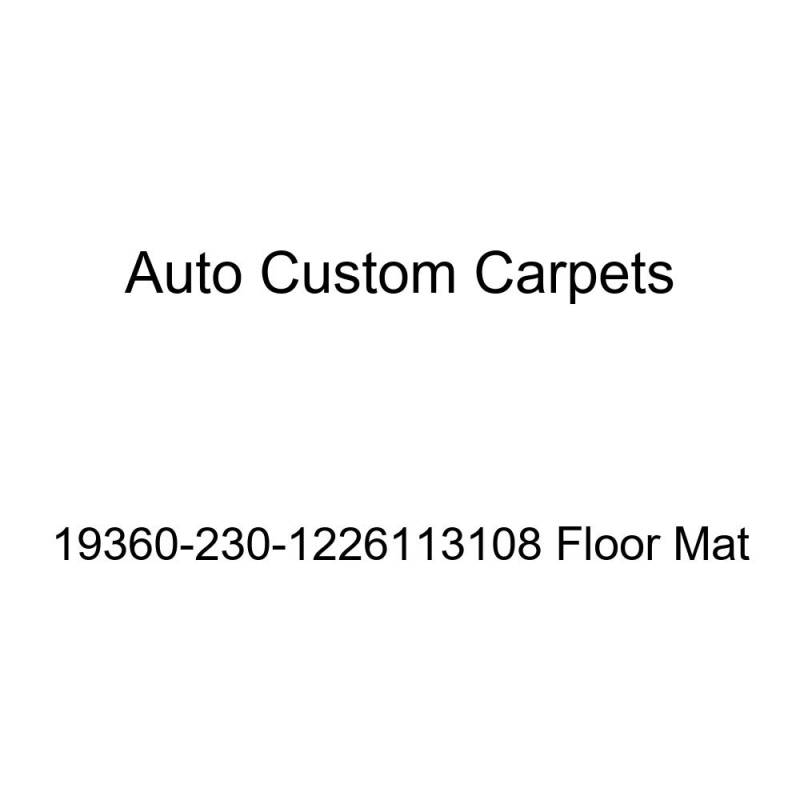 Auto Custom Carpets 19360-230-1226113108 Fußmatte von Auto Custom Carpets