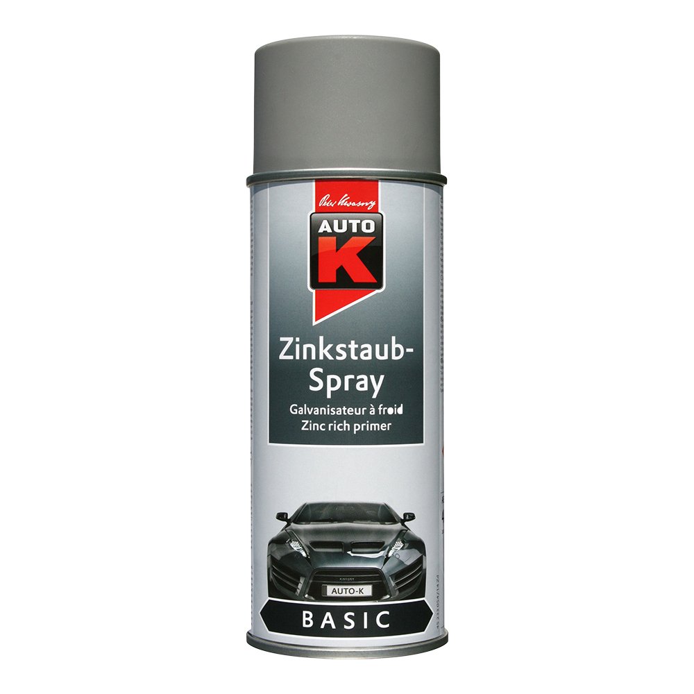 KWASNY 233 054 AUTO-K BASIC Zinkstaub-Spray Grau Zinkspray 400ml von Auto K