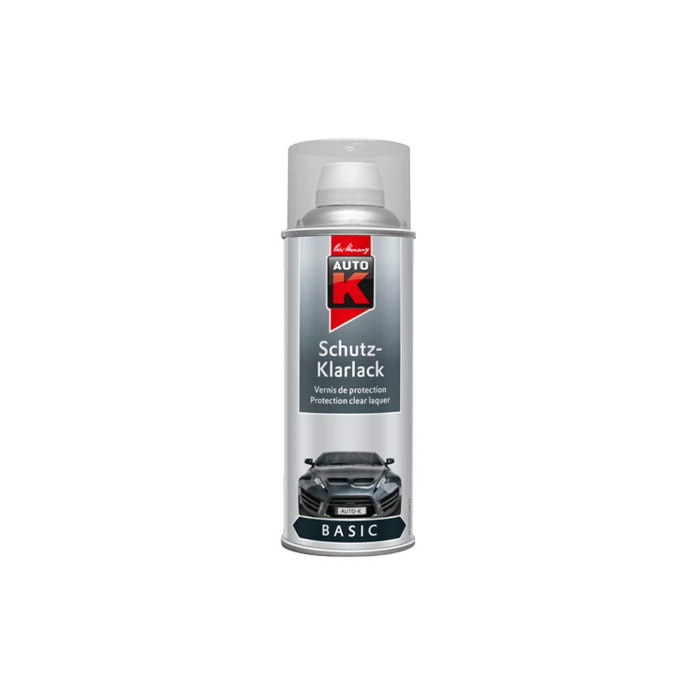 Kwasny Auto-K Schutz-Klarlack Klarlack Speziallack Lack Spray Lackspray Spraylack transparent glänzend 400 ml von Auto K