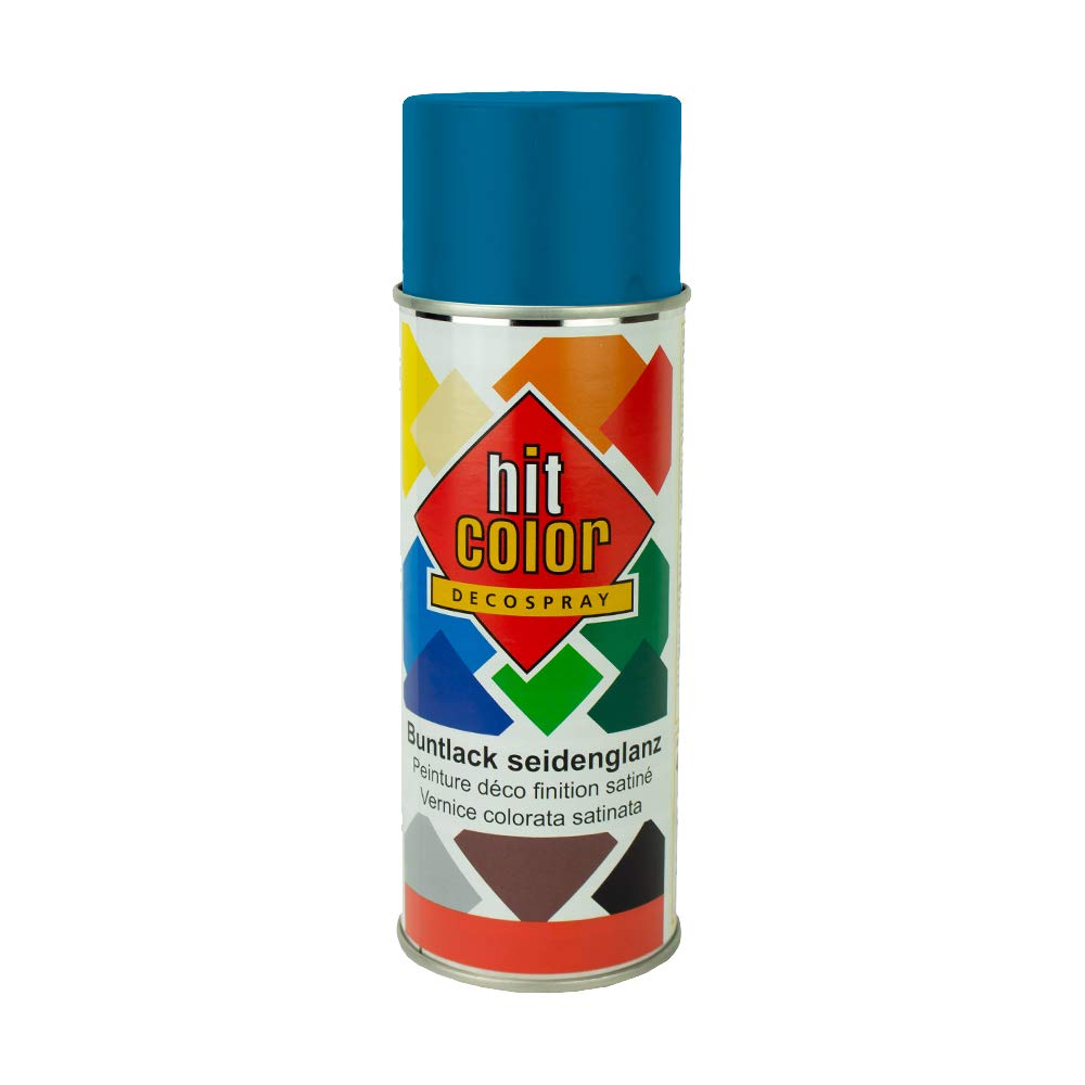 Kwasny Hit Color Lackspray Lack Spray Spraylack Lichtblau Hochglanz Ral 5012 400 ml von Auto K