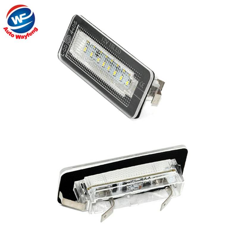 Auto Wayfeng WF® 2X led Auto Styling Canbus Keine fehlercode kennzeichenleuchte Für Smart Fortwo hinten kennzeichen licht Auto zubehör von Auto Wayfeng WF