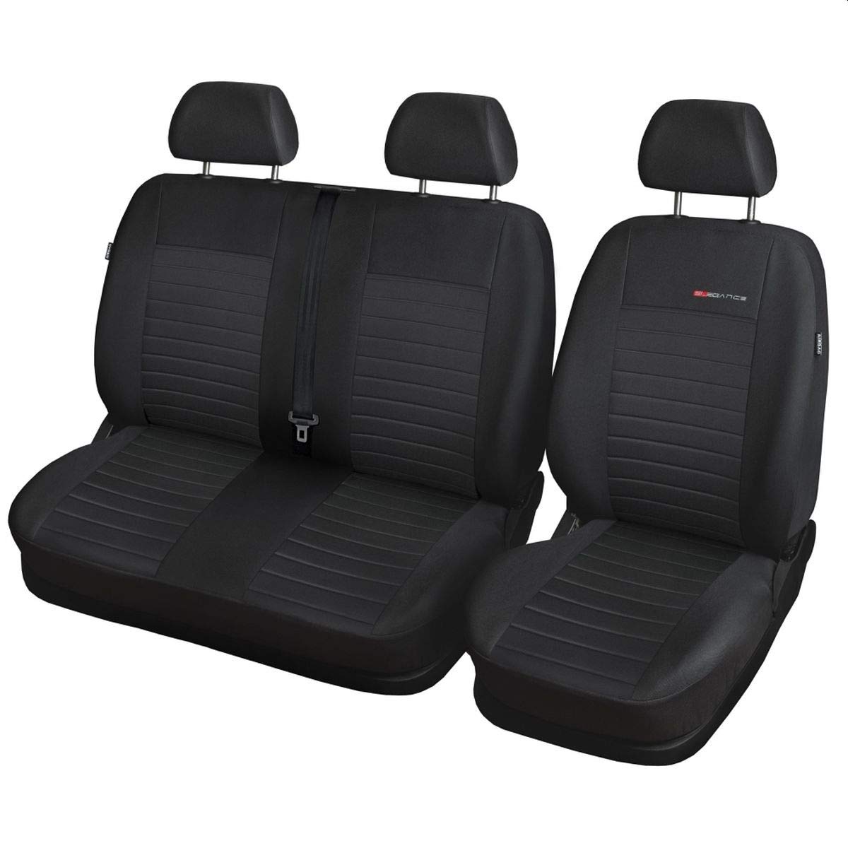 DUCATO Sitzbezüge nach Maß Autoplanen perfekte Passform Schonbezüge Sitzschoner Velour + Strickpolster ®Auto-schmuck (Ducato II/III p4) von Auto-schmuck so einfach so kreativ