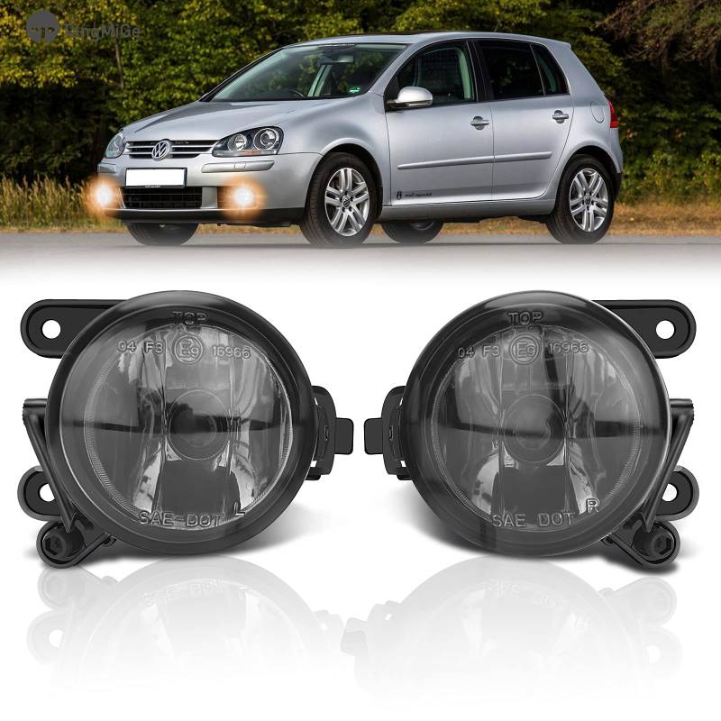 AutoBeeDen Nebelscheinwerfer für Volkswagen VW Golf V 5 (1K1/1K5) 11/2004-06/2009, 1K0941699C 1K0941700C (Schwarz) von AutoBeeDen