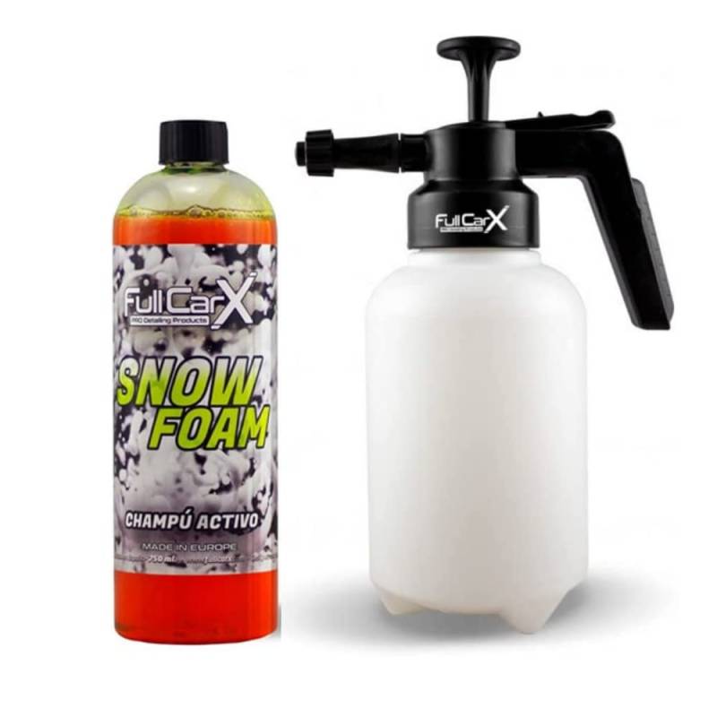 AutoFullCar Foamer Manueller Schaumgenerator mit Aktiv-Shampoo Snow Foam FullCarX 750 ml (Foamer + Shampoo 750 ml) von AutoFullCar