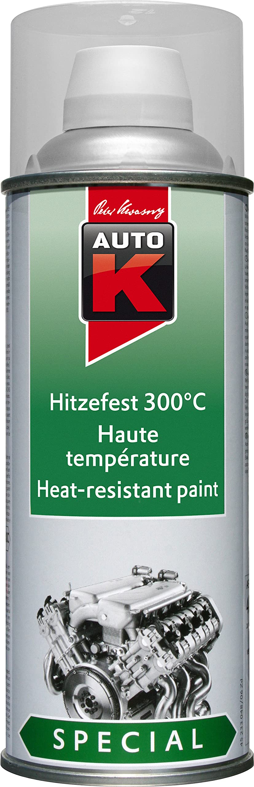 AutoK KWASNY 233 048 Special Hitzefest 300 degreeC Klarlack 400ml, Transparent von AutoK