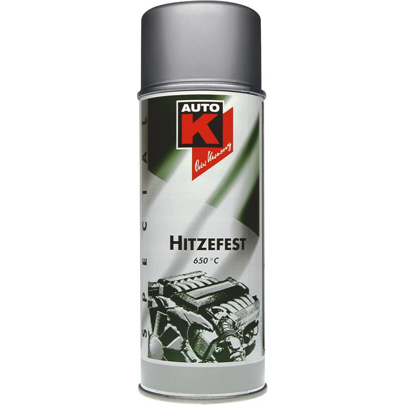 AutoK Auspufflack Spray bis 650 °C silber 400 ml von AutoK