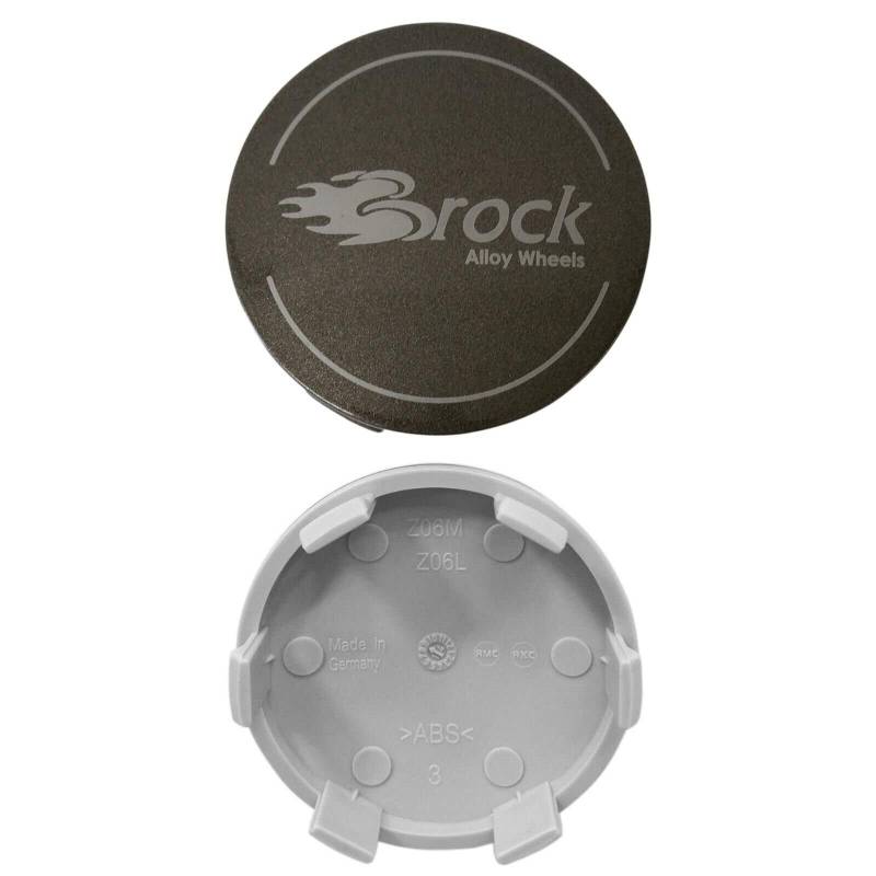 4 Stück Original Brock Nabendeckel 60mm Dark Sparkle EM163 4er-Set Nabenkappen Felgenkappen Nabenabdeckungen Radnabendeckel von AutoPremiumTeile