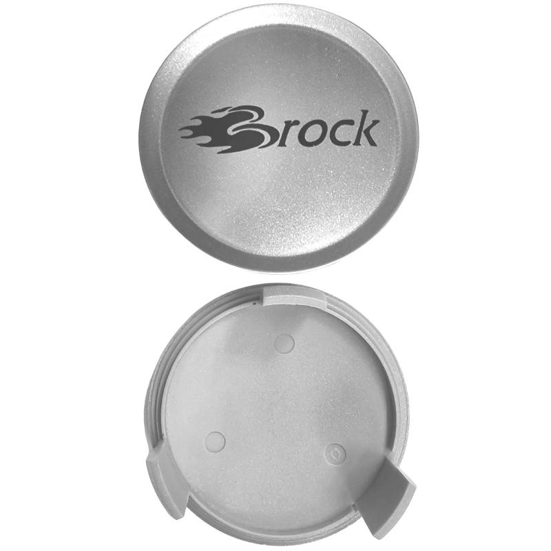 4 Stück Original Brock Nabendeckel 75mm Silber Glänzend EM96 4er-Set Nabenkappen Felgenkappen Nabenabdeckungen Radnabendeckel von AutoPremiumTeile