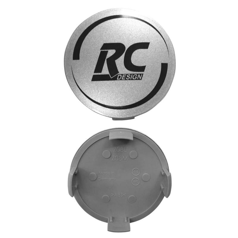 4 Stück Original RC Nabendeckel 75mm Silber Glänzend EM158 4er-Set Nabenkappen Felgenkappen Nabenabdeckungen Radnabendeckel von AutoPremiumTeile