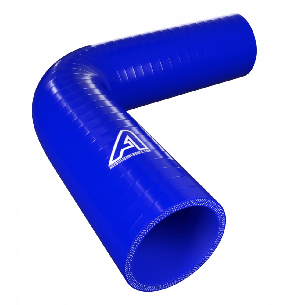 38 mm ID blau 90 Grad Silikon Ellenbogen Schlauch – autosiliconehoses von AutoSiliconeHoses.com