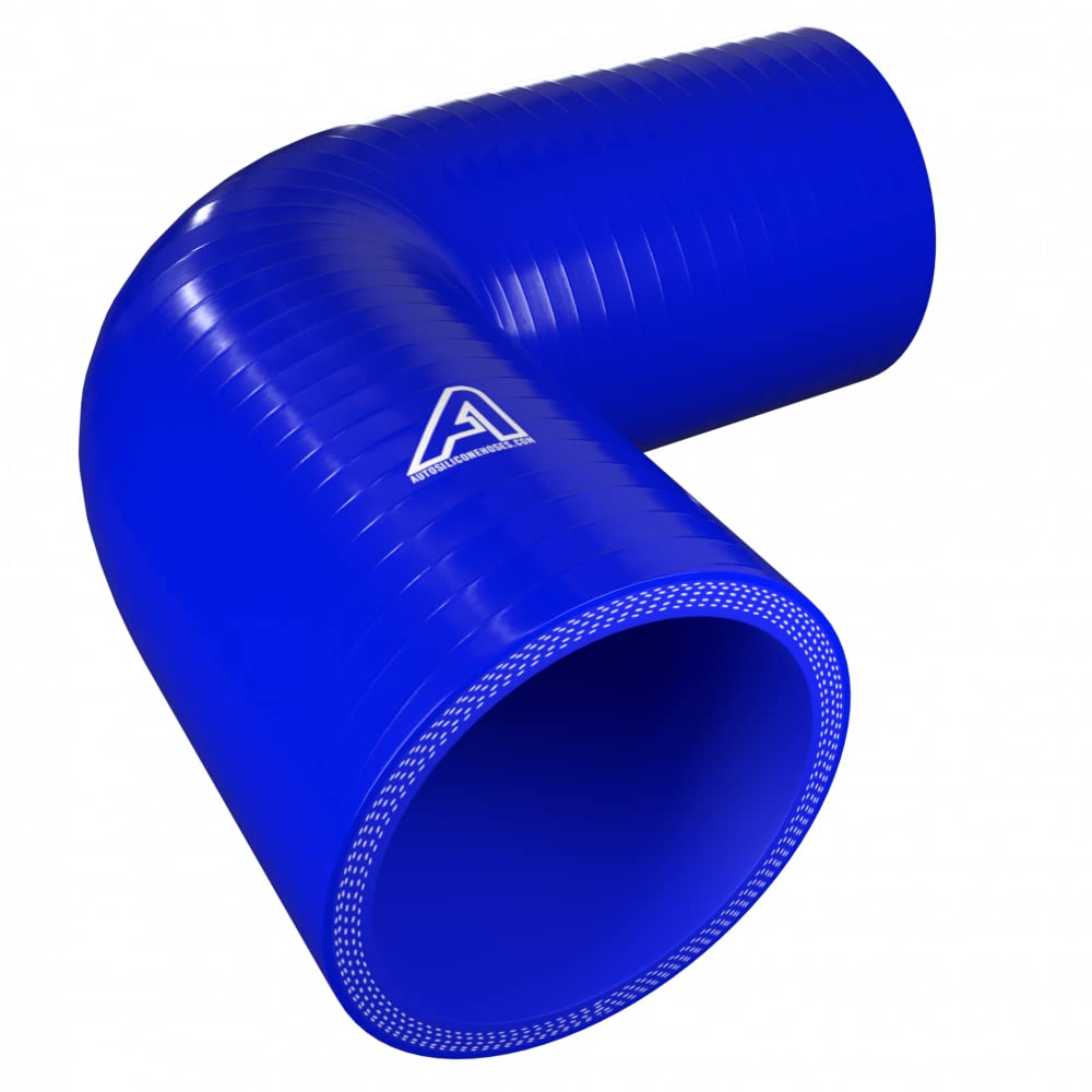 80 mm ID blau 90 Grad Silikon Ellenbogen Schlauch – autosiliconehoses von AutoSiliconeHoses.com