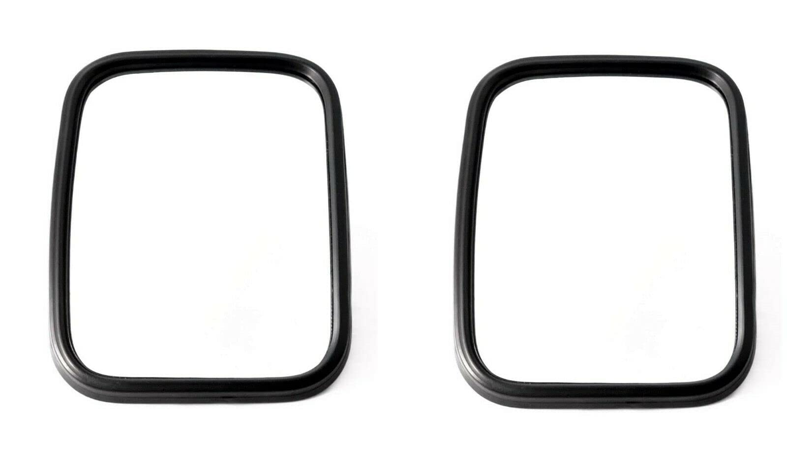 2x Schwarz Außenspiegel Rückspiegel Spiegel Ersatzteil Links Rechts Schwarz Gehäuse 218x170mm Neu für LKW Traktor Bus Bagger Wohnmobil von Autobits